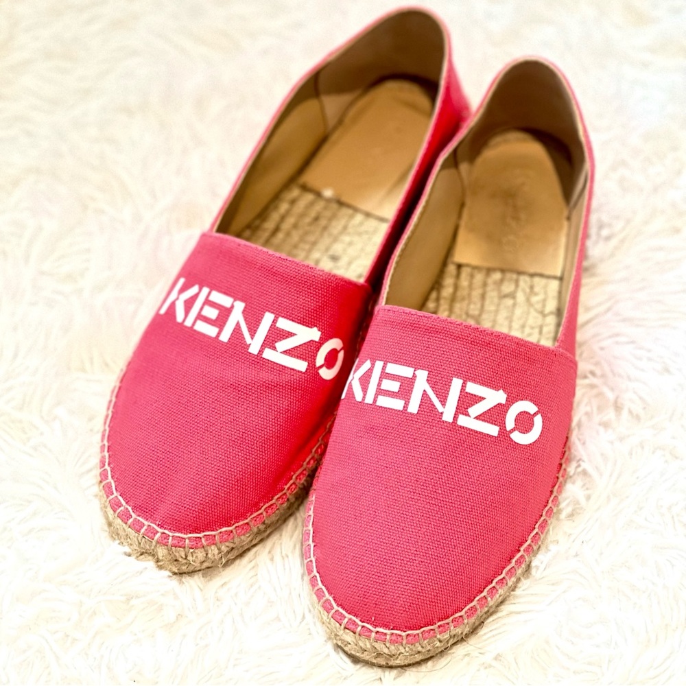 Kenzo pink espadrilles